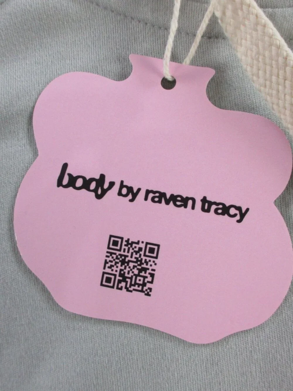 Body by Raven Tracy Hoodie Womens XS Heather Gray Essentials Zip Sweatshirt NEW - Picture 4 of 11